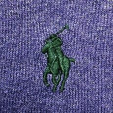 画像7: 「POLO RALPH LAUREN(ポロラルフローレン)」10s 20s Mサイズ ピマコットン パープル ポニー刺繍 ニット ベスト (7)