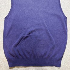 画像14: 「POLO RALPH LAUREN(ポロラルフローレン)」10s 20s Mサイズ ピマコットン パープル ポニー刺繍 ニット ベスト (14)