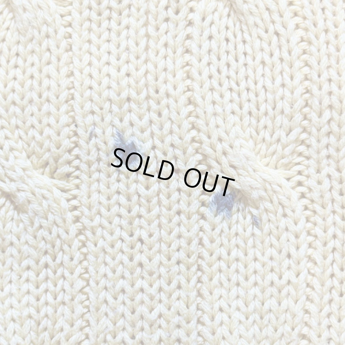 画像14: 「Polo by Ralph Lauren (ポロラルフローレン)」90s 00s 10s XLサイズ コットン イエロー ゴルフ刺繍 ケーブル編み ニット ベスト (14)