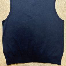 画像15: 「POLO RALPH LAUREN(ポロラルフローレン)」10s 20s LGサイズ ピマコットン ネイビー ポニー刺繍 ニット ベスト (15)