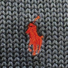 画像7: 「Polo by Ralph Lauren (ポロラルフローレン)」90s 00s 10s XXLサイズ コットン ネイビー ポニー刺繍 ローゲージ ニット ベスト (7)