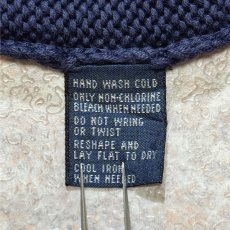 画像8: 「Polo by Ralph Lauren (ポロラルフローレン)」90s 00s 10s XXLサイズ コットン ネイビー ポニー刺繍 ローゲージ ニット ベスト (8)