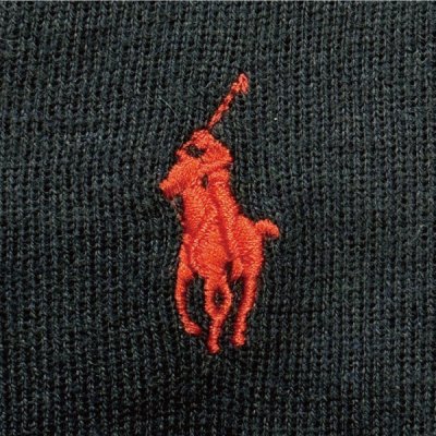 画像1: 「Polo by Ralph Lauren (ポロラルフローレン)」90s 00s 10s Lサイズ ピマコットン ネイビー ポニー刺繍 ニット ベスト