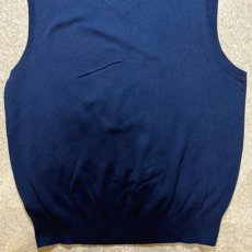 画像13: 「Polo by Ralph Lauren (ポロラルフローレン)」90s 00s 10s Lサイズ ピマコットン ネイビー ポニー刺繍 ニット ベスト (13)