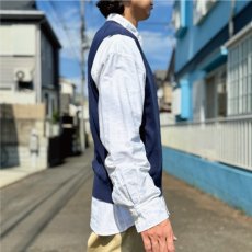 画像17: 「Polo by Ralph Lauren (ポロラルフローレン)」90s 00s 10s Lサイズ ピマコットン ネイビー ポニー刺繍 ニット ベスト (17)