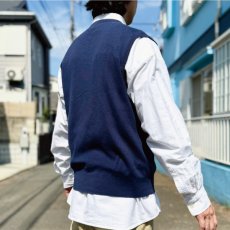 画像18: 「Polo by Ralph Lauren (ポロラルフローレン)」90s 00s 10s Lサイズ ピマコットン ネイビー ポニー刺繍 ニット ベスト (18)