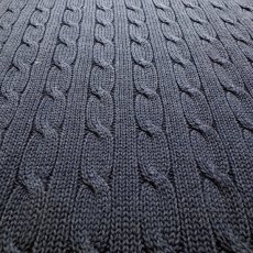 画像14: 「Polo by Ralph Lauren (ポロラルフローレン)」90s 00s 10s XLサイズ コットン ネイビー ポニー刺繍 ケーブル編み ニット ベスト (14)