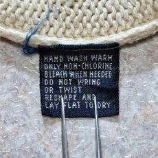 画像8: 「Polo by Ralph Lauren (ポロラルフローレン)」90s 00s 10s XLサイズ コットン オフホワイト ポニー刺繍 ローゲージ ニット ベスト (8)