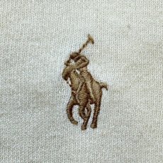 画像7: 「POLO RALPH LAUREN(ポロラルフローレン)」10s 20s XXLサイズ ピマコットン オフホワイト ポニー刺繍 ニット ベスト (7)
