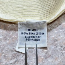 画像8: 「POLO RALPH LAUREN(ポロラルフローレン)」10s 20s XXLサイズ ピマコットン オフホワイト ポニー刺繍 ニット ベスト (8)