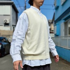 画像17: 「POLO RALPH LAUREN(ポロラルフローレン)」10s 20s XXLサイズ ピマコットン オフホワイト ポニー刺繍 ニット ベスト (17)