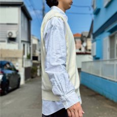 画像18: 「POLO RALPH LAUREN(ポロラルフローレン)」10s 20s XXLサイズ ピマコットン オフホワイト ポニー刺繍 ニット ベスト (18)