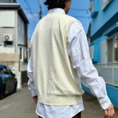 画像19: 「POLO RALPH LAUREN(ポロラルフローレン)」10s 20s XXLサイズ ピマコットン オフホワイト ポニー刺繍 ニット ベスト (19)