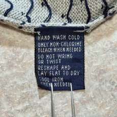 画像7: 「POLO GOLF RALPH LAUREN(ポロゴルフラルフローレン)」80s 90s XLサイズ ピマコットン ライトグレー ピンドット ニット ベスト (7)