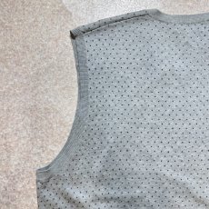 画像9: 「POLO GOLF RALPH LAUREN(ポロゴルフラルフローレン)」80s 90s XLサイズ ピマコットン ライトグレー ピンドット ニット ベスト (9)