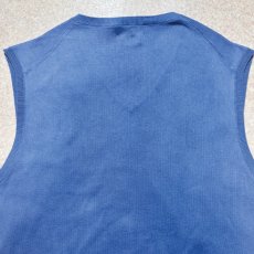 画像12: 「POLO RALPH LAUREN(ポロラルフローレン)」10s 20s XL/TGサイズ ピマコットン ブルー ポニー刺繍 ニット ベスト (12)
