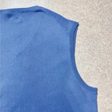 画像13: 「POLO RALPH LAUREN(ポロラルフローレン)」10s 20s XL/TGサイズ ピマコットン ブルー ポニー刺繍 ニット ベスト (13)