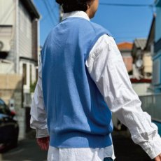 画像19: 「POLO RALPH LAUREN(ポロラルフローレン)」10s 20s XL/TGサイズ ピマコットン ブルー ポニー刺繍 ニット ベスト (19)