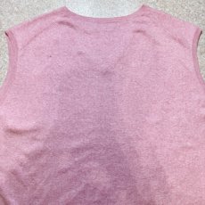 画像12: 「POLO RALPH LAUREN(ポロラルフローレン)」10s 20s 3XB BIGサイズ ピマコットン ピンク ポニー刺繍 ニット ベスト (12)