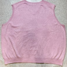 画像15: 「POLO RALPH LAUREN(ポロラルフローレン)」10s 20s 3XB BIGサイズ ピマコットン ピンク ポニー刺繍 ニット ベスト (15)