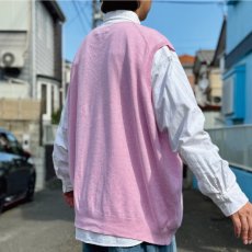 画像20: 「POLO RALPH LAUREN(ポロラルフローレン)」10s 20s 3XB BIGサイズ ピマコットン ピンク ポニー刺繍 ニット ベスト (20)