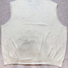 画像13: 「Polo by Ralph Lauren (ポロラルフローレン)」90s 00s 10s 3XBサイズ ピマコットン オフホワイト ポニー刺繍 ニット ベスト (13)