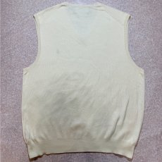 画像10: 「Polo by Ralph Lauren (ポロラルフローレン)」90s 00s 10s XXL/TTGサイズ ピマコットン オフホワイト ポニー刺繍 ニット ベスト (10)