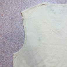 画像11: 「Polo by Ralph Lauren (ポロラルフローレン)」90s 00s 10s XXL/TTGサイズ ピマコットン オフホワイト ポニー刺繍 ニット ベスト (11)