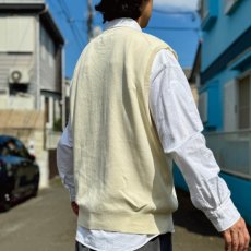 画像21: 「Polo by Ralph Lauren (ポロラルフローレン)」90s 00s 10s XXL/TTGサイズ ピマコットン オフホワイト ポニー刺繍 ニット ベスト (21)