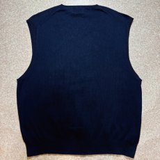 画像9: 「Polo by Ralph Lauren (ポロラルフローレン)」90s 00s 10s XLサイズ ピマコットン ネイビー ポニー刺繍 ニット ベスト (9)