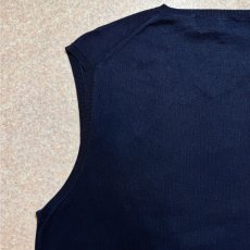 画像10: 「Polo by Ralph Lauren (ポロラルフローレン)」90s 00s 10s XLサイズ ピマコットン ネイビー ポニー刺繍 ニット ベスト (10)