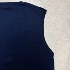 画像12: 「Polo by Ralph Lauren (ポロラルフローレン)」90s 00s 10s XLサイズ ピマコットン ネイビー ポニー刺繍 ニット ベスト (12)