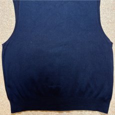 画像13: 「Polo by Ralph Lauren (ポロラルフローレン)」90s 00s 10s XLサイズ ピマコットン ネイビー ポニー刺繍 ニット ベスト (13)
