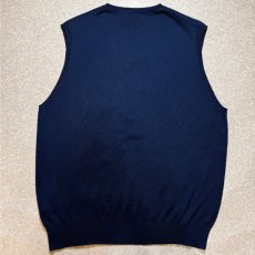画像11: 「POLO RALPH LAUREN(ポロラルフローレン)」10s 20s XLサイズ ピマコットン ネイビー ポニー刺繍 ニット ベスト (11)