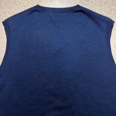 画像12: 「POLO RALPH LAUREN(ポロラルフローレン)」10s 20s XLサイズ ピマコットン ネイビー ポニー刺繍 ニット ベスト (12)