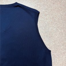 画像13: 「POLO RALPH LAUREN(ポロラルフローレン)」10s 20s XLサイズ ピマコットン ネイビー ポニー刺繍 ニット ベスト (13)