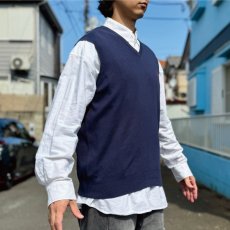 画像17: 「POLO RALPH LAUREN(ポロラルフローレン)」10s 20s XLサイズ ピマコットン ネイビー ポニー刺繍 ニット ベスト (17)