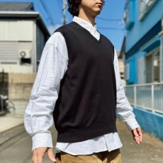 画像16: 「Polo by Ralph Lauren (ポロラルフローレン)」90s 00s 10s XLサイズ ピマコットン ブラック ポニー刺繍 ニット ベスト (16)