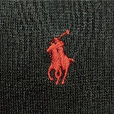 画像7: 「POLO RALPH LAUREN(ポロラルフローレン)」10s 20s XXLサイズ ピマコットン ネイビー ポニー刺繍 ニット ベスト (7)