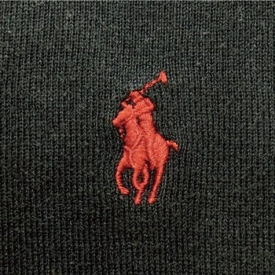 画像1: 「POLO RALPH LAUREN(ポロラルフローレン)」10s 20s XXLサイズ ピマコットン ネイビー ポニー刺繍 ニット ベスト
