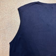 画像11: 「POLO RALPH LAUREN(ポロラルフローレン)」10s 20s XXLサイズ ピマコットン ネイビー ポニー刺繍 ニット ベスト (11)