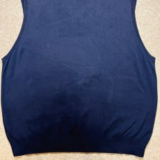 画像14: 「POLO RALPH LAUREN(ポロラルフローレン)」10s 20s XXLサイズ ピマコットン ネイビー ポニー刺繍 ニット ベスト (14)