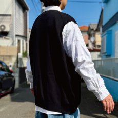 画像19: 「POLO RALPH LAUREN(ポロラルフローレン)」10s 20s 3XB BIGサイズ ピマコットン ブラック ポニー刺繍 ニット ベスト (19)