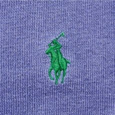 画像7: 「Polo by Ralph Lauren (ポロラルフローレン)」90s 00s 10s Lサイズ ピマコットン パープル ポニー刺繍 ニット ベスト (7)