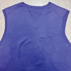 画像11: 「Polo by Ralph Lauren (ポロラルフローレン)」90s 00s 10s Lサイズ ピマコットン パープル ポニー刺繍 ニット ベスト (11)