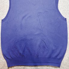 画像13: 「Polo by Ralph Lauren (ポロラルフローレン)」90s 00s 10s Lサイズ ピマコットン パープル ポニー刺繍 ニット ベスト (13)