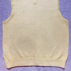 画像13: 「Polo by Ralph Lauren (ポロラルフローレン)」90s 00s 10s Mサイズ コットン イエロー ポニー刺繍 ローゲージ ニット ベスト (13)