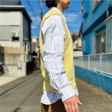 画像18: 「Polo by Ralph Lauren (ポロラルフローレン)」90s 00s 10s Mサイズ コットン イエロー ポニー刺繍 ローゲージ ニット ベスト (18)