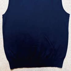 画像13: 「Polo by Ralph Lauren (ポロラルフローレン)」90s 00s 10s Sサイズ ピマコットン ネイビー ポニー刺繍 ニット ベスト (13)