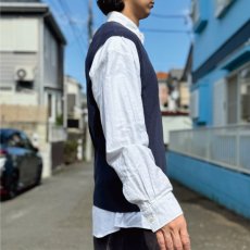 画像17: 「Polo by Ralph Lauren (ポロラルフローレン)」90s 00s 10s Lサイズ ピマコットン ネイビー ポニー刺繍 ニット ベスト (17)